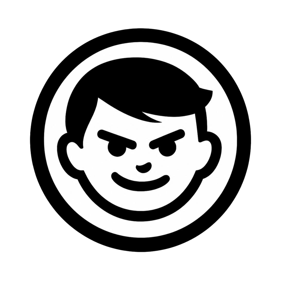 Bad Pet Records logo, a line drawing of a cat with a halo sitting above the words Bad Pet Records
